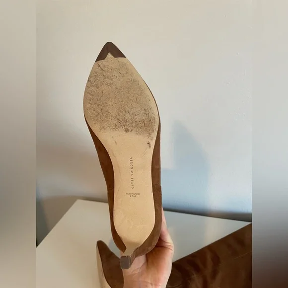 Knee high Veronica Beard boots. Size 7.5. Kitten heel. - Picture 5 of 8